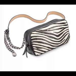 Michael Kors Haircalf Zebra Fanny Pack